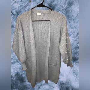 Pearl embellished Cardigan